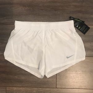 White Nike Dri-Fit Shorts